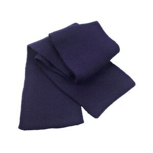 Result Winter Essentials Classic Knitted Heavy Scarf / Navy